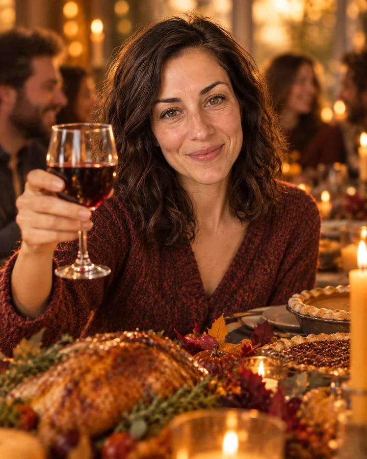 AI Friendsgiving Photo