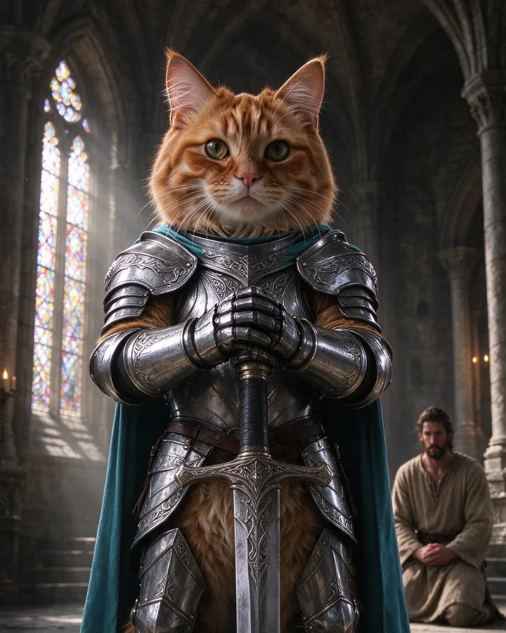 Pet Knight Portrait