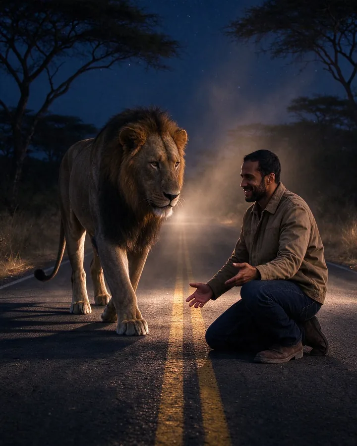 Photo With a Lion